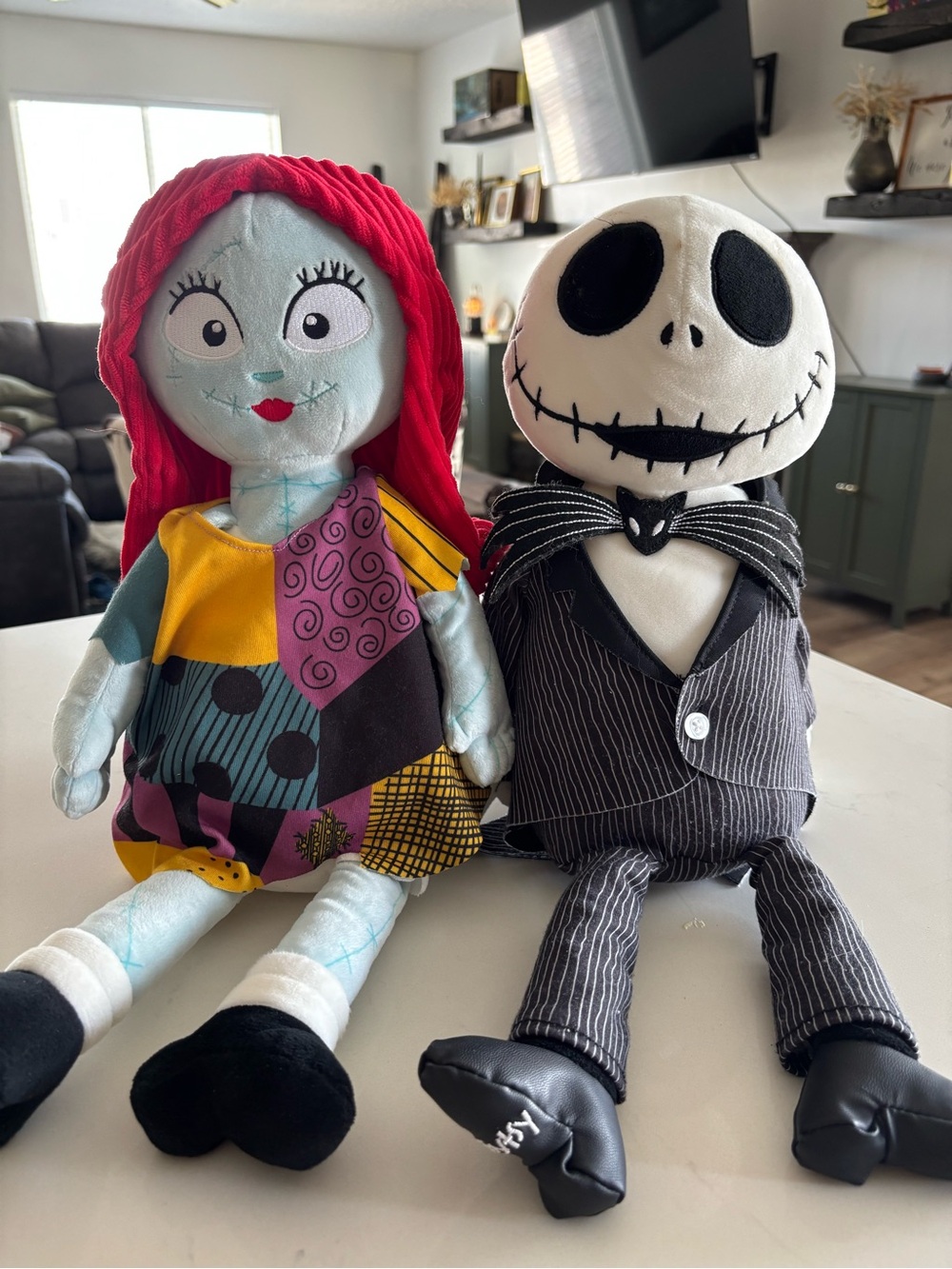 Nightmare Before Christmas Jack and Sally Scensty Buddies